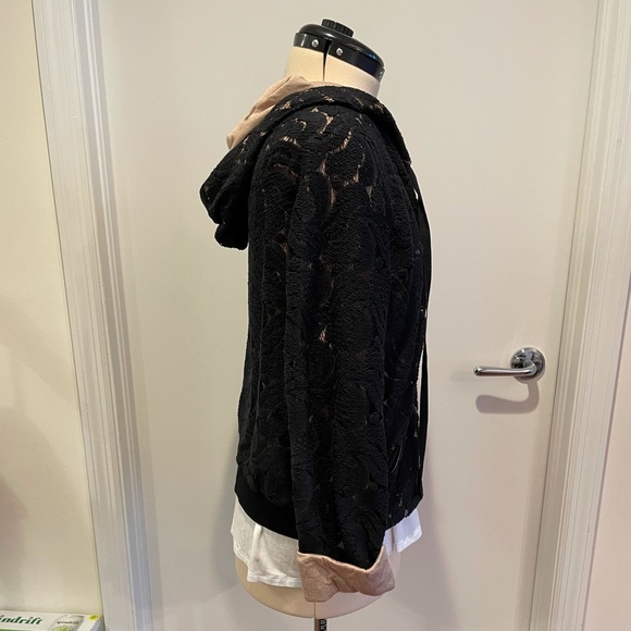 ALC Lace Overlay Hoodie - Size M - Picture 3 of 13